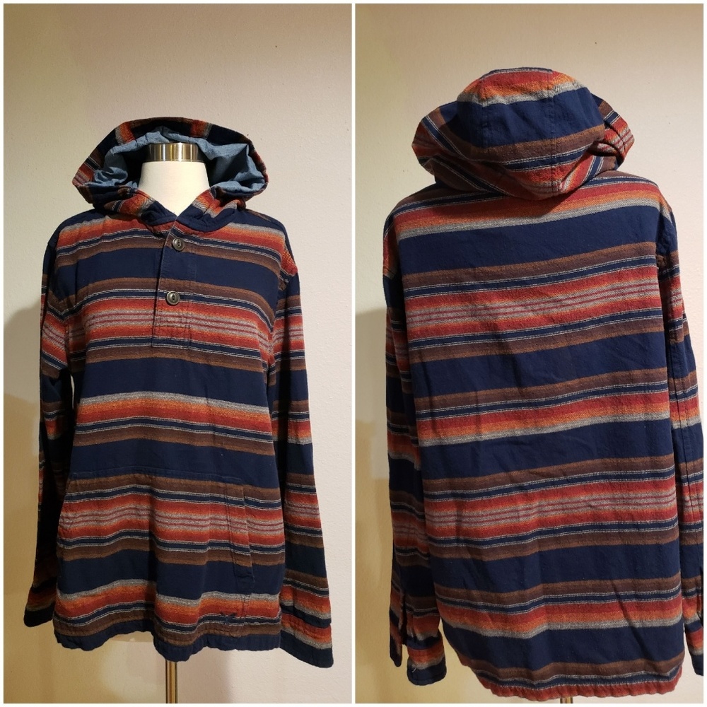 American Eagle hooded shirt, medium